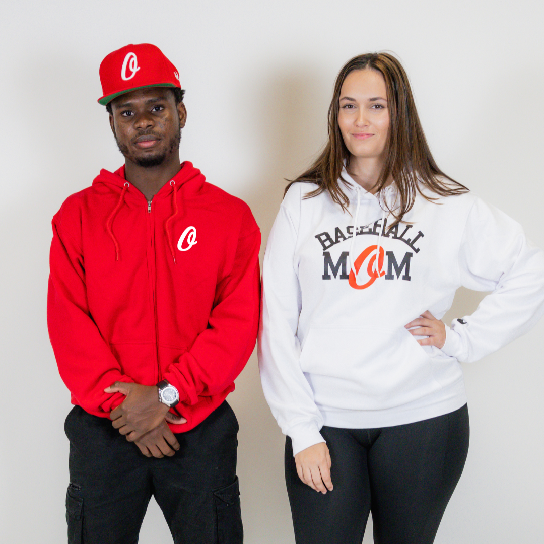 Sweat à capuche OLLB « Baseball Mom »