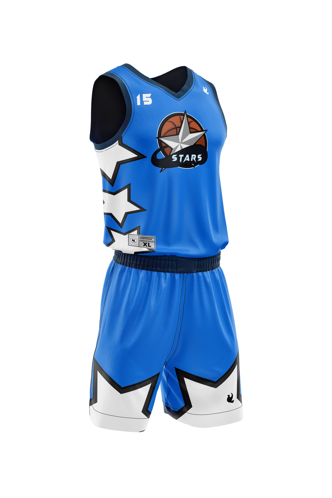 M-Power Basketball Uniform: Stars
