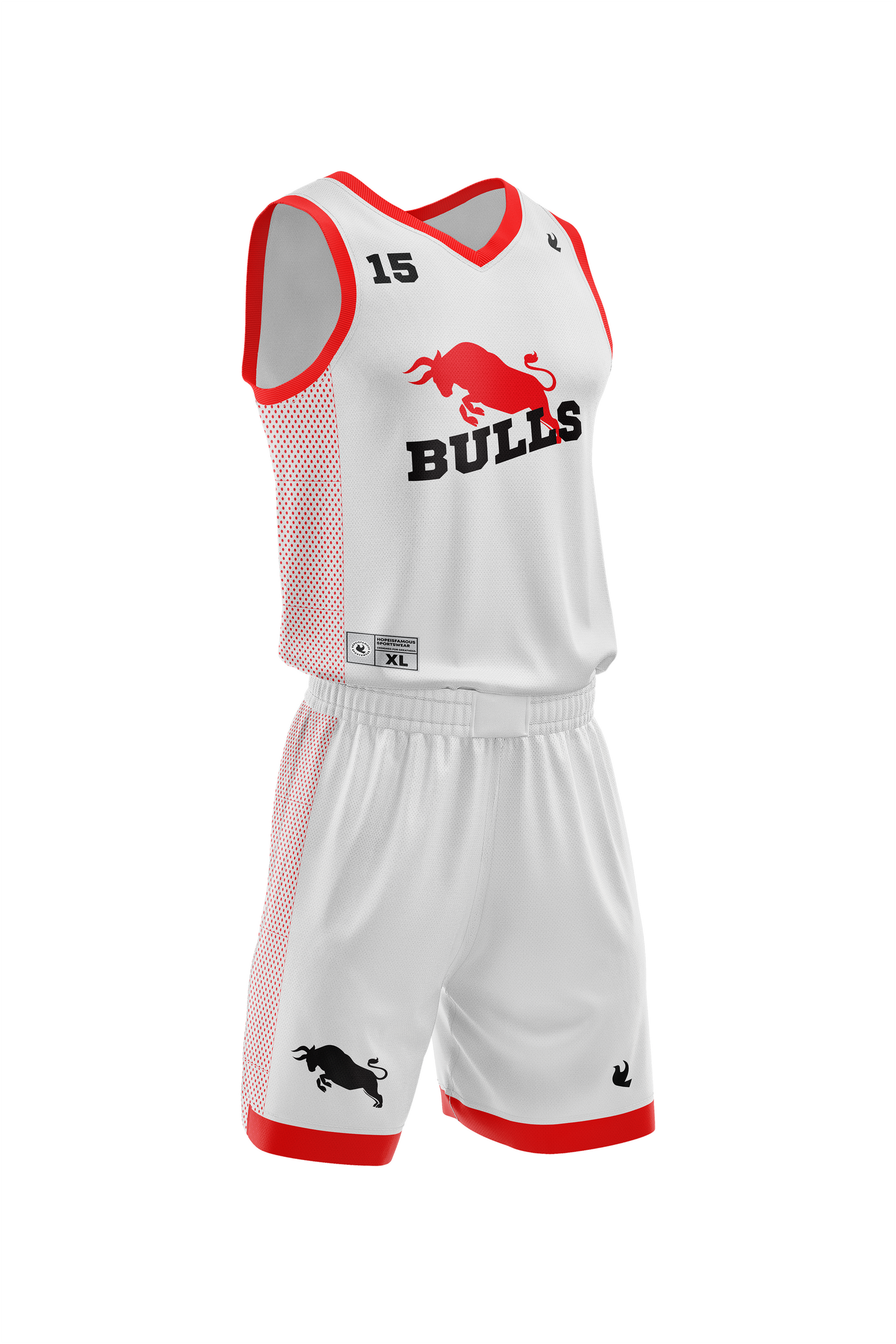 M-Power Basketball Uniform: Bulls