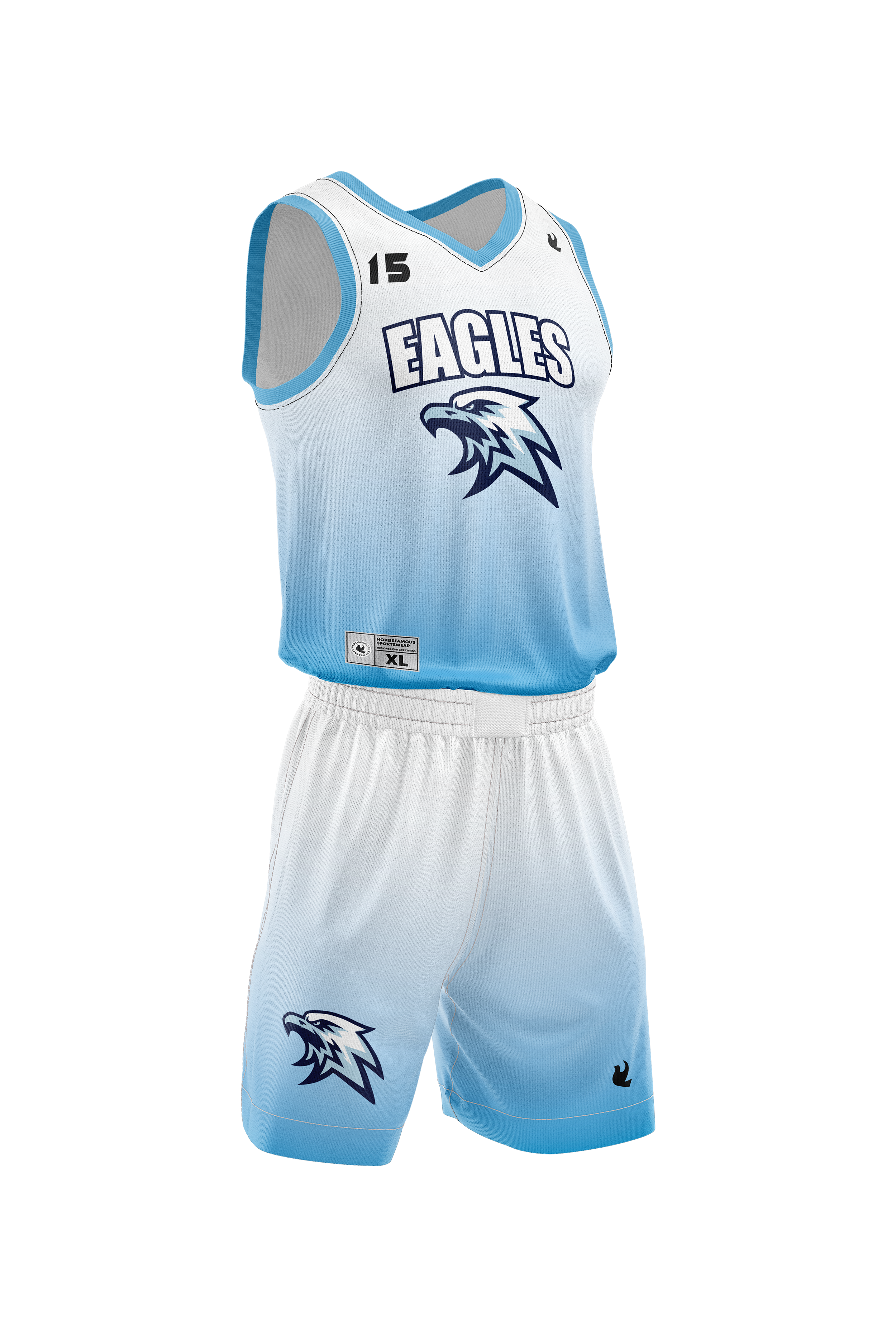 M-Power Basketball Uniform: Eagles