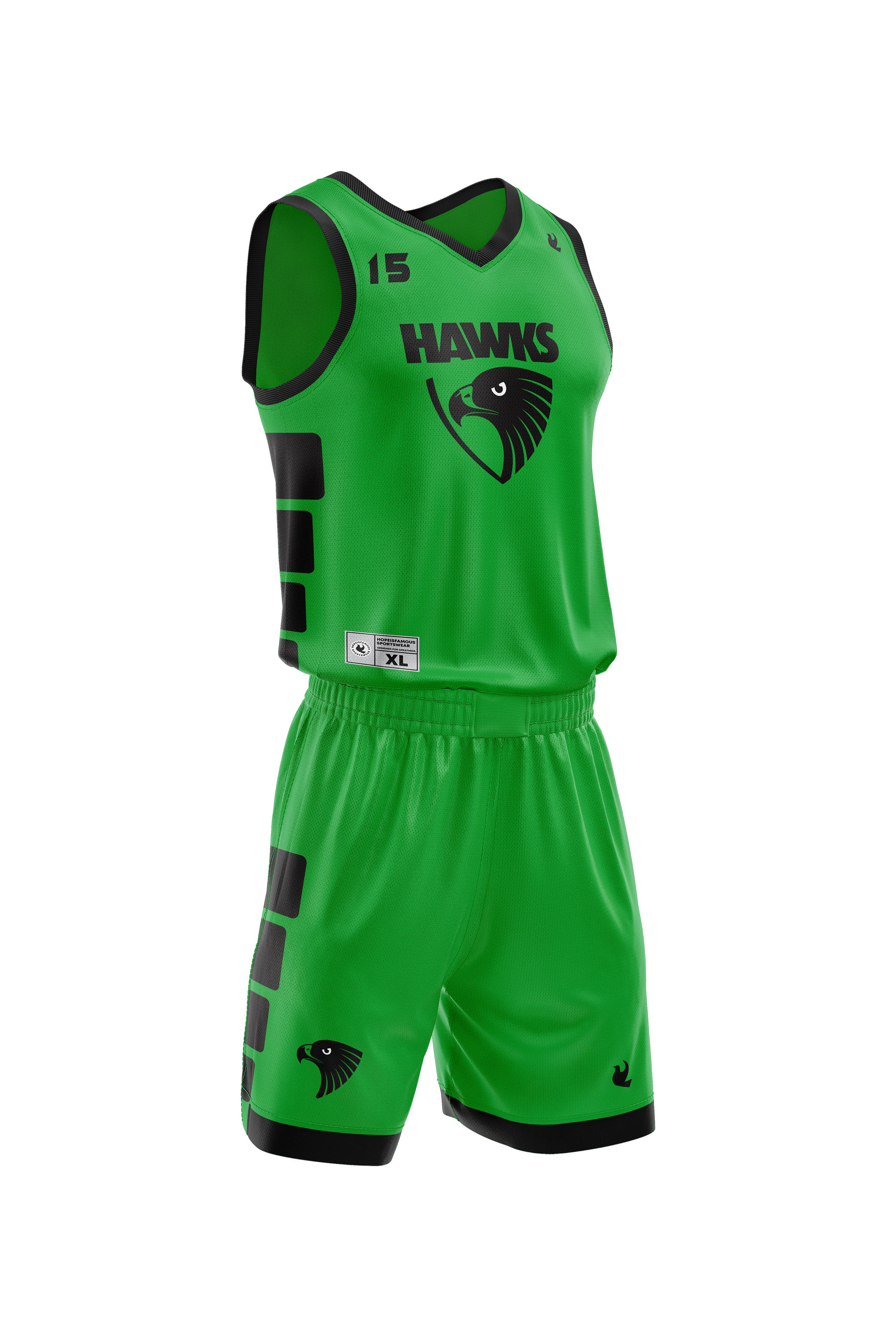 M-Power Basketball Uniform: Hawks