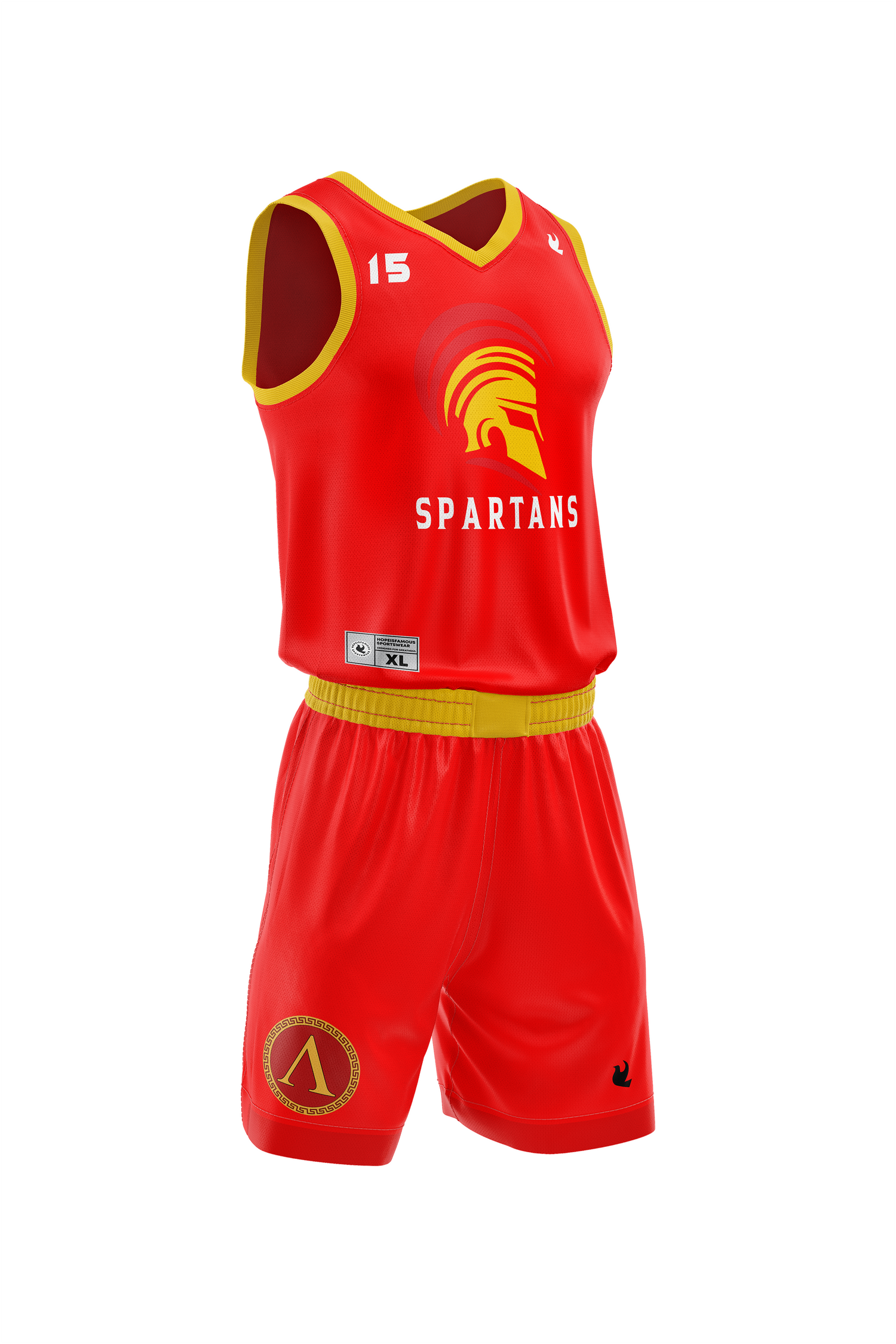 M-Power Basketball Uniform: Spartans