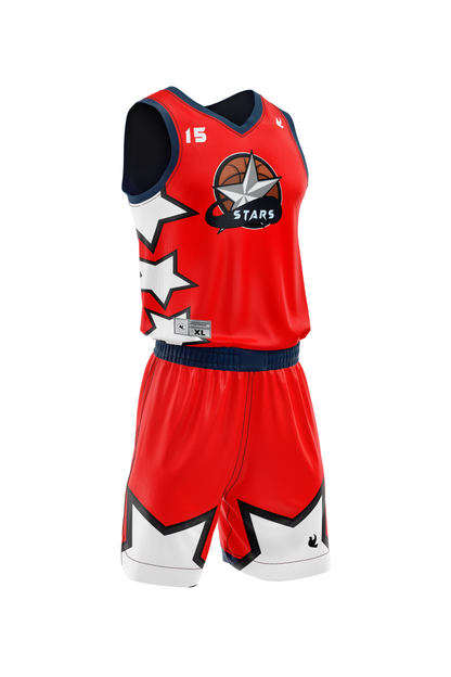 M-Power Basketball Uniform: Stars