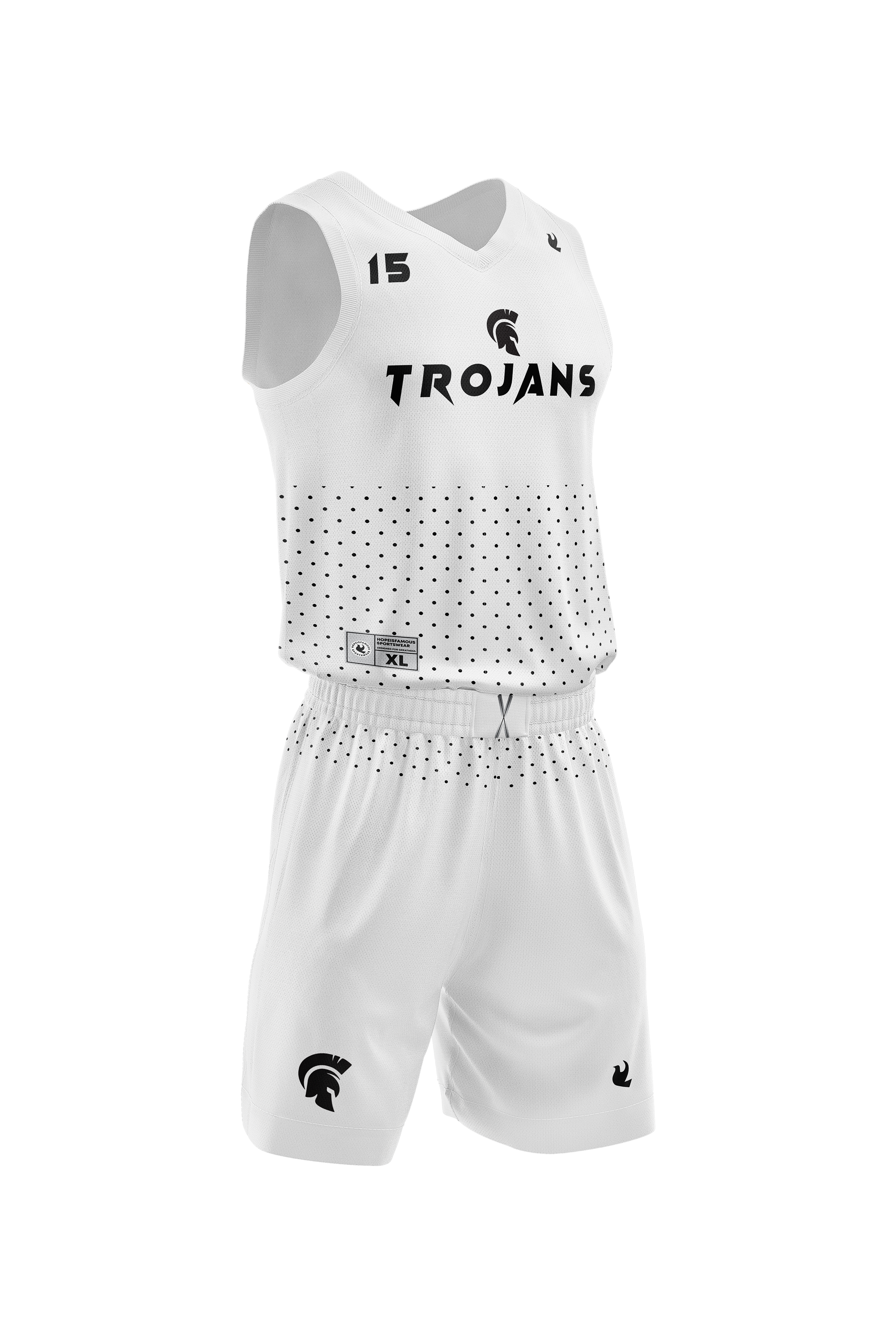 M-Power Basketball Uniform: Trojans